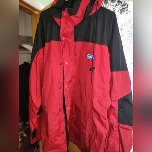 Mens 3xl port authority jacket, water resistant, with carrier patch
